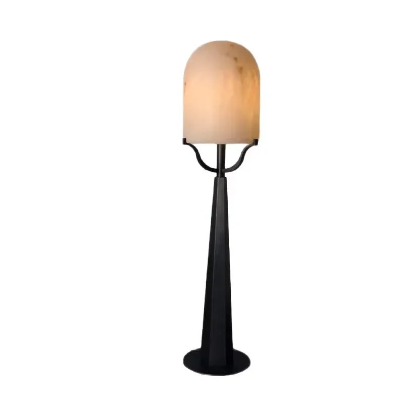 Unique Modern Design Marble Floor Lamp for Office Showroom & Hotel Lobby E27 Base with LED Light Source