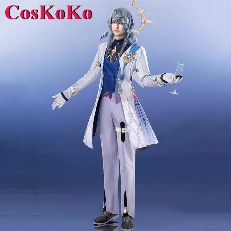 

CosKoKo Sunday Cosplay Game Honkai: Star Rail Costume Handsome Fashion Battle Uniforms Halloween Party Role Play Clothing S-XL