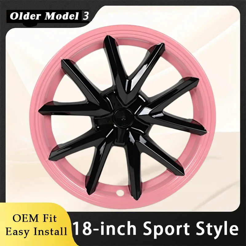 

4PCS Wheel Hub Cap Sport Style For Tesla Old Model 3 18Inch Hubcap Performance Replacement Wheel Full Rim Cover Accessorie