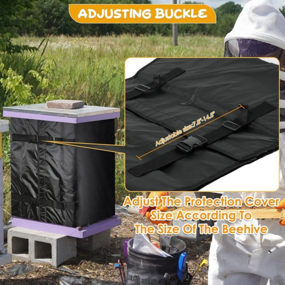 Apiary Insulation Winter Beehive Cover Cold Season Hive Protection Multi-layer Protection Waterproof Shield For Langstroth Hives