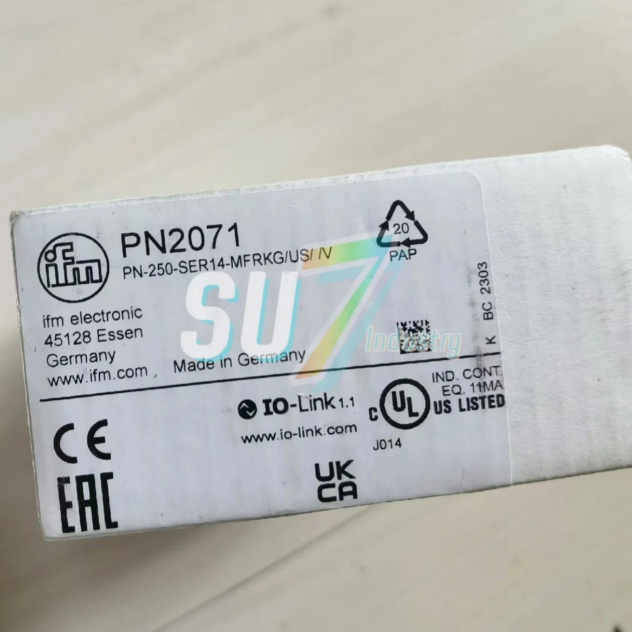 新しいボックス圧力スイッチセンサー PN2071 PN2092