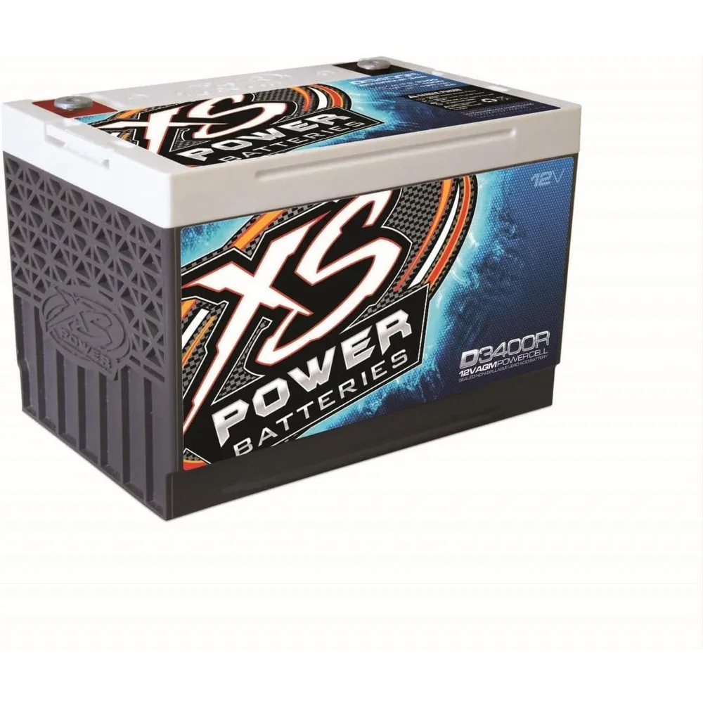 

Аккумулятор AGM US Shipping Group 34R 80Ач 12В 1150CA глубокого разряда с клеммами M6, обратная полярность, для автомобильной аудиосистемы и высокопроизводительных автомобилей