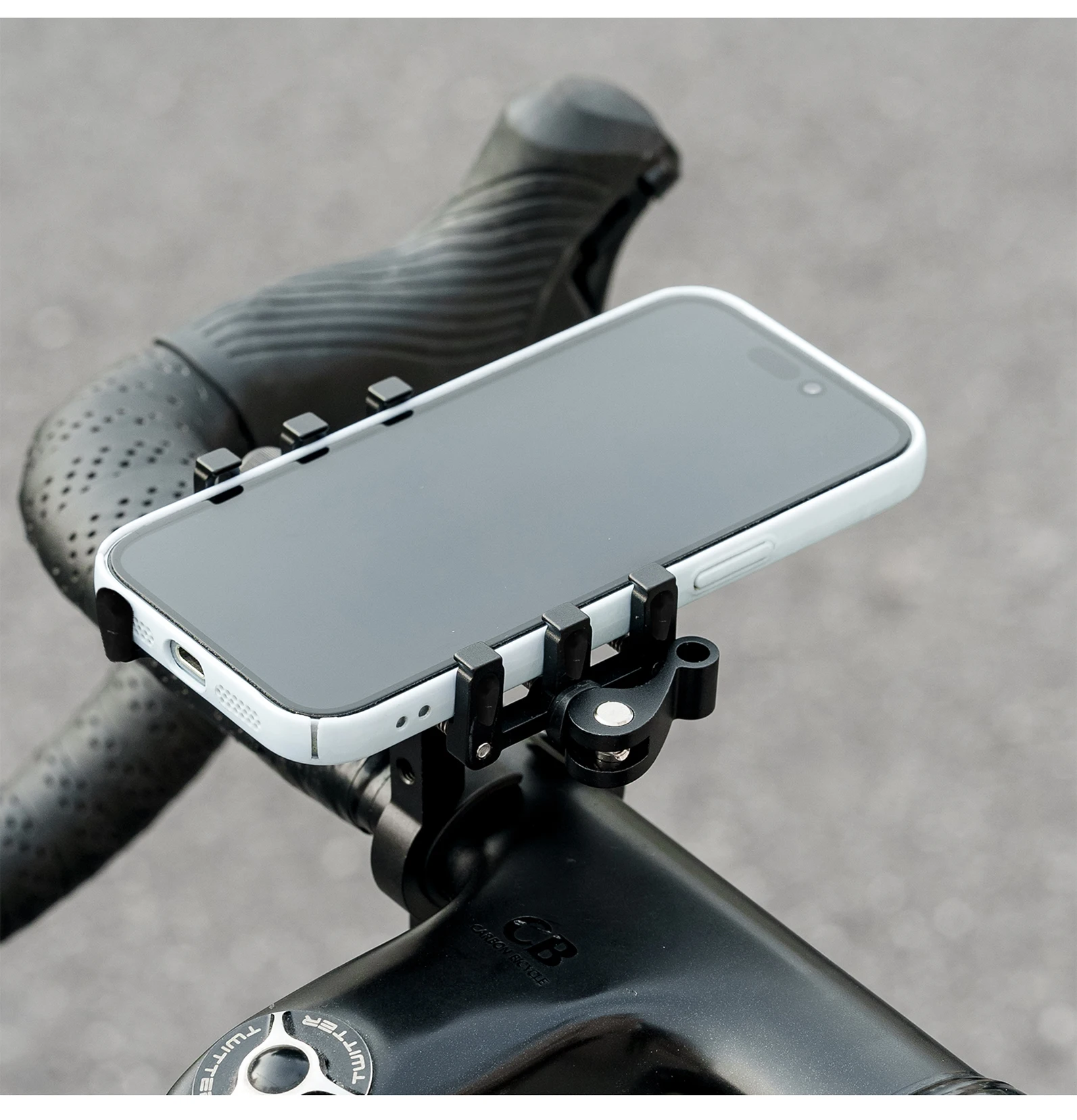 OFBONDAGE Fahrrad-Handyhalterung für MTB und Motorrad, CNC-Aluminium-Legierung Halterung, Rutschfester Fahrradtelefonhalter – Detail 16
