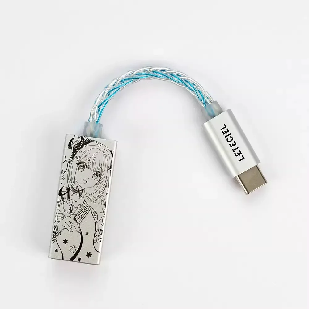 Antarmuka output headphone LETECIEL MAGIVANT 3.5mm, elemen sekunder, dekoder HIFI portabel, amplifier headphone