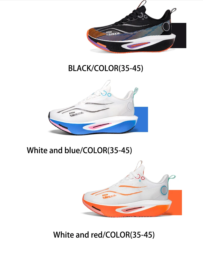 Carbonfaser-Laufschuhe mit atmungsaktivem Mesh und stabiler Sohle für Marathonrennen, Straßentraining, Herren und Damen, leicht und stoßdämpfend – Detail 20