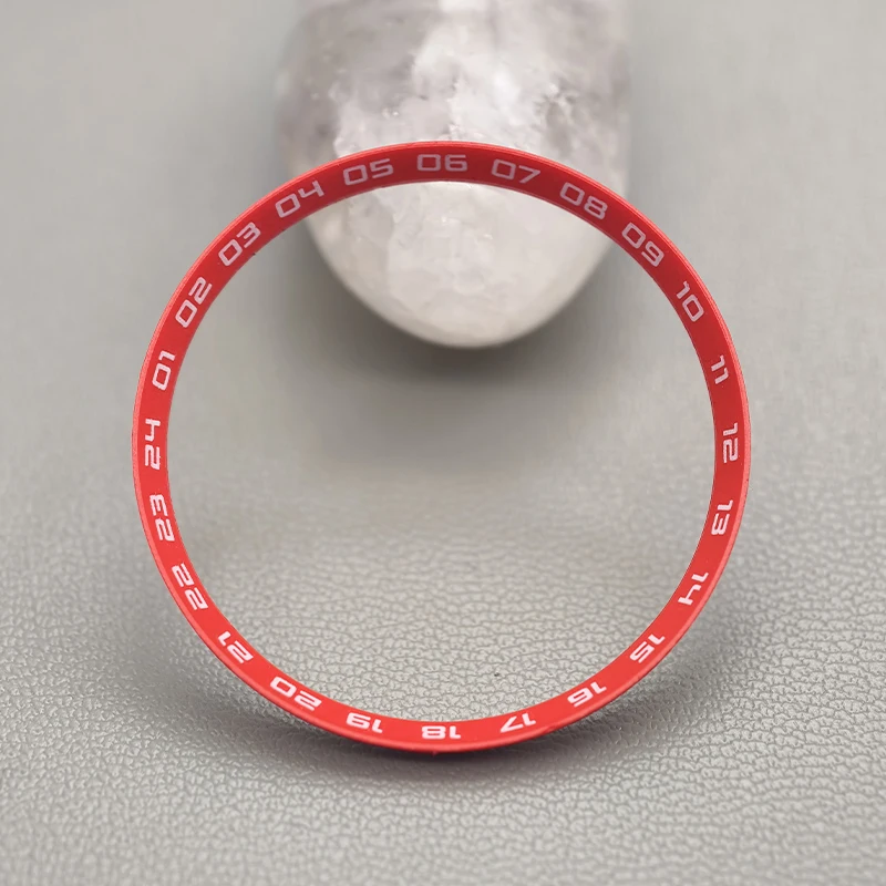 30.5 مللي متر x 27.5 مللي متر ساعة الفصل خواتم صالح SRPD SKX007 SKX009 حافظة البلاستيك الحلقة الداخلية NH35 NH36 حركة الساعات إصلاح الملحقات