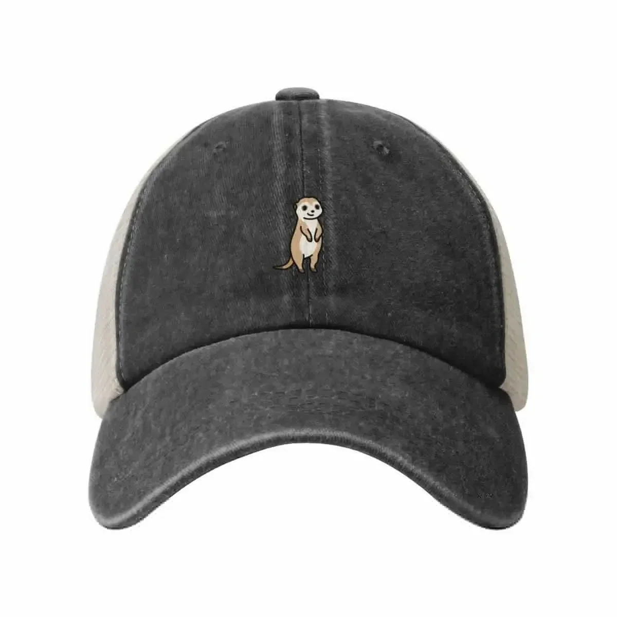 Meerkat Cowboy Mesh Baseball Cap Rugby Beach dad hat beach hat Male Women's