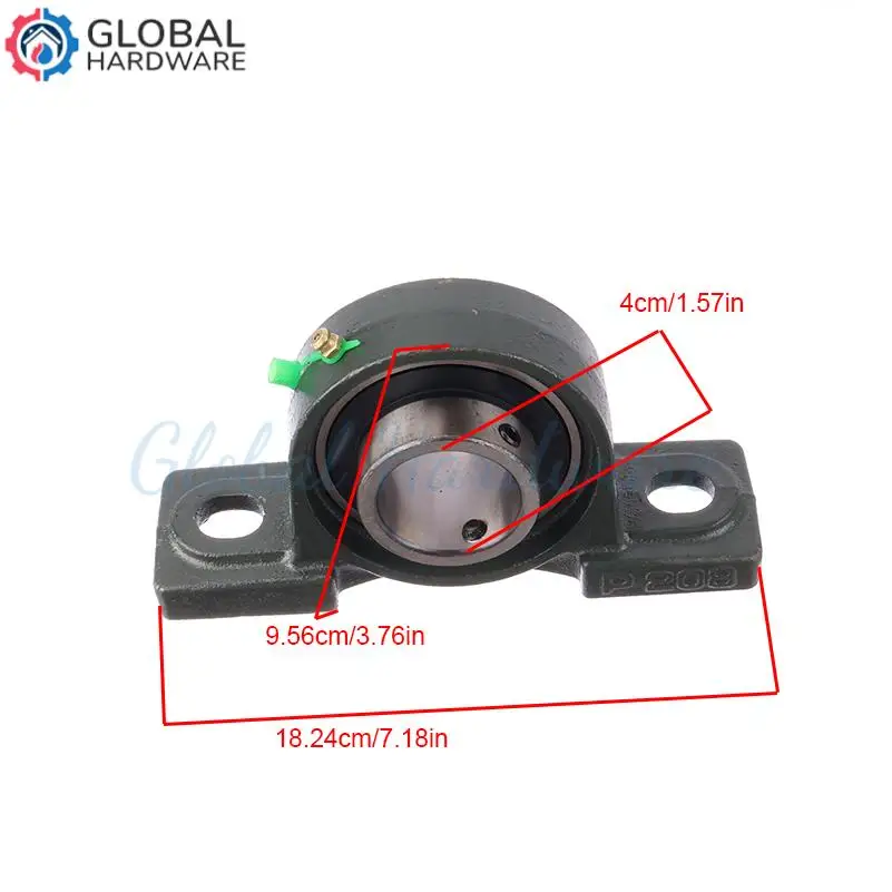 Outer Spherical Vertical Bearing Housing With Plummer Block UCP208 For ATV Karting Rear Axle Parts