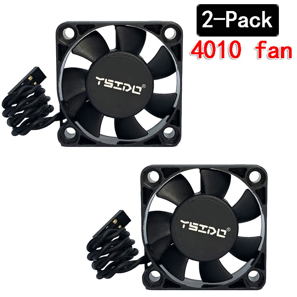 2 Stücke YSIDO 3010 3510 4010 4510 5010 RC Auto Motor ESC Lüfter für RC Auto 1/8 1/10 1/12 Skala RC Auto 540 550 Bürstenlosen Motor