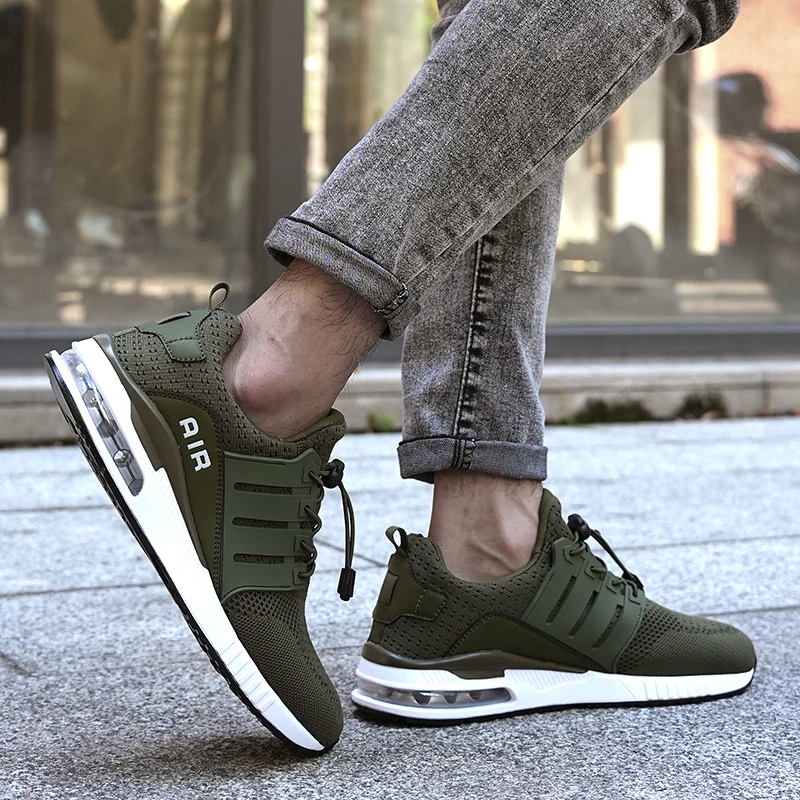 Air cushion Running Shoes Marathon Speciality Men Sports Breathable Lightweight Women's Comfortable Athletic Nonskid Sneakers 47