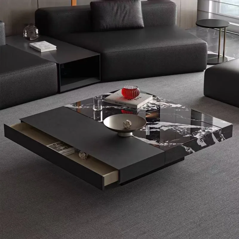 Drawers Writing Coffee Table Luxury Moving Modern Living Room Designer Kitchen Side Table Organizer Couchtisch Home Furniture