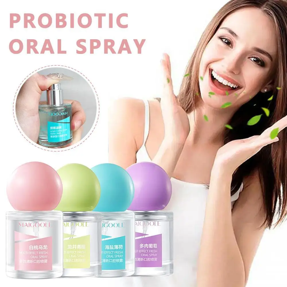 Natural Breath Probiotics Freshener Natural Formula Portable Effective Spray Toothpaste Remove Bad Breath Fragrance Oral Care