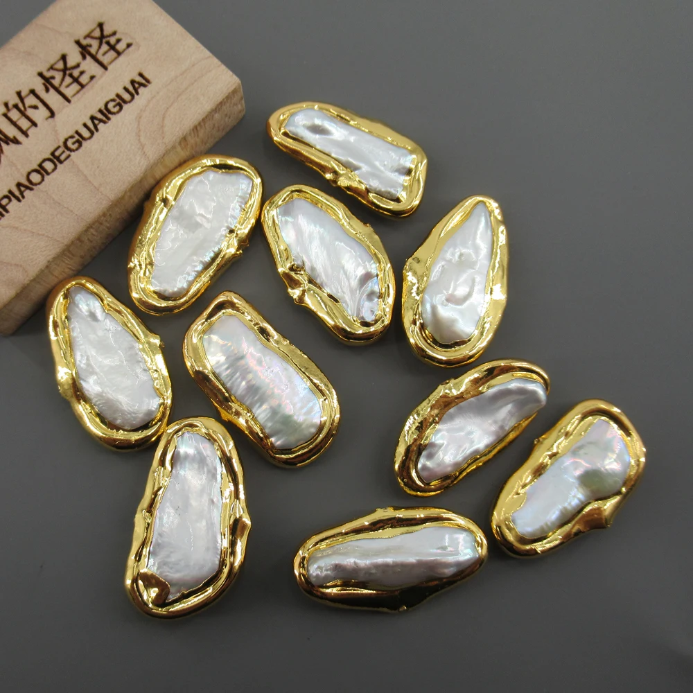 

APDGG No 081, 10 шт., белые жемчужные бусины Biwa Keshi, свободные бусины, аксессуары для изготовления ювелирных изделий