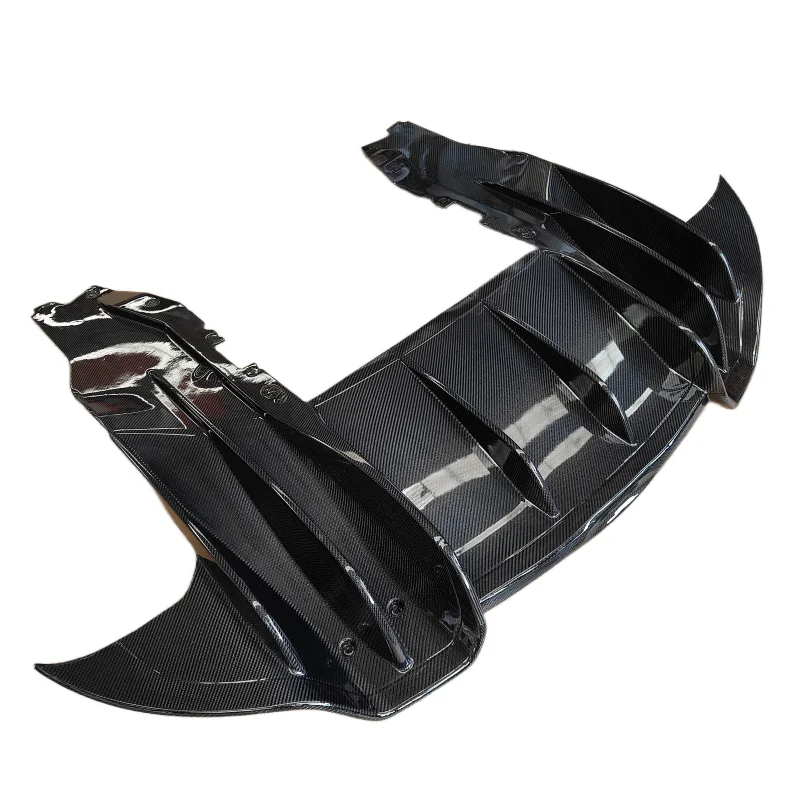 

OEM Style Carbon Fiber Rear Bumper Lip Diffuser Body Kit for McLaren 540C 570S 570GT New Condition Includes Screws