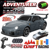 2.4G 4WD 20KM/H Remote Control Competition Car RC Drift Racing 1:24 High Speed Race Vehicle Model Toy Adults Kids Birthday Gifts