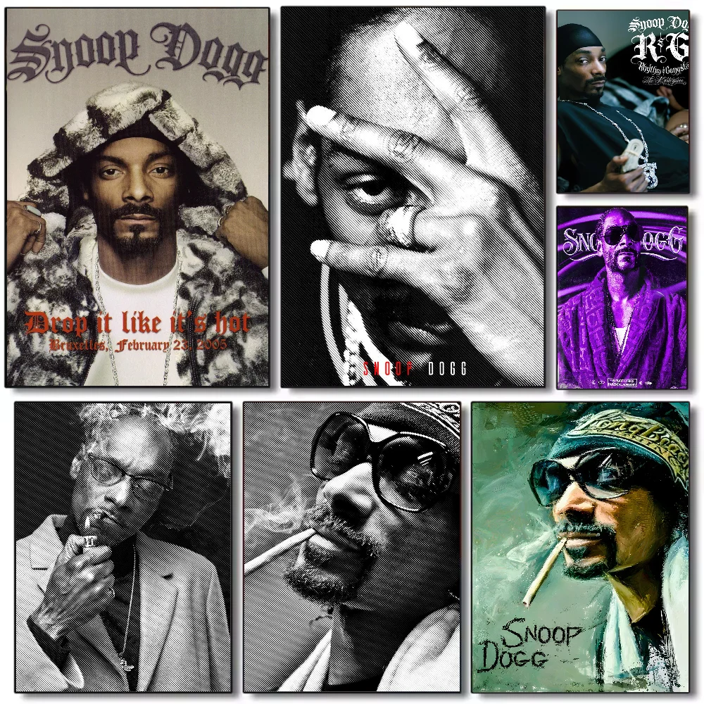 

Rappers-Snoop D-Dogg Poster HD art sticky wall waterproof home living room bedroom bar aesthetic decoration