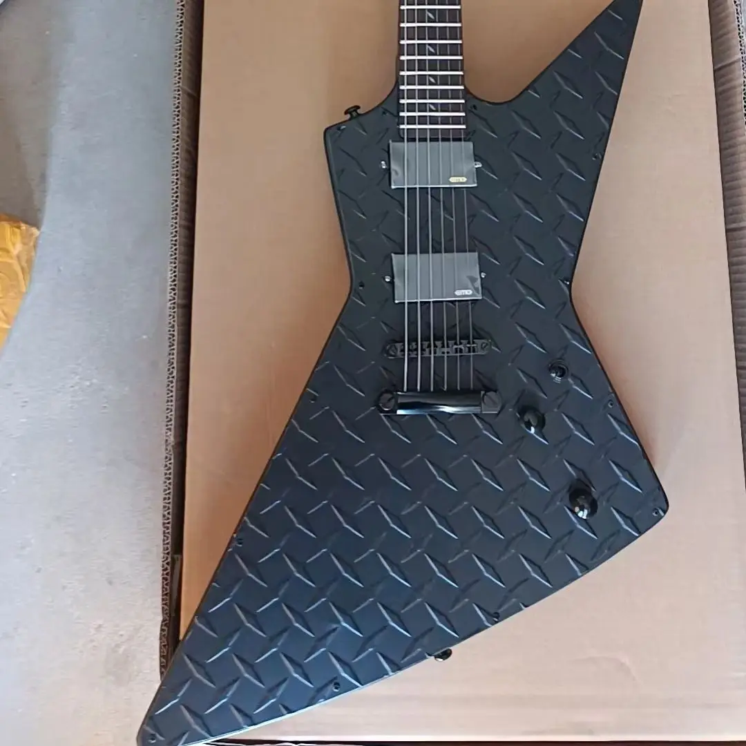 

Matte Black Diamond Plate Explorer LTD JH-2 James HetfieldElectric Guitar
