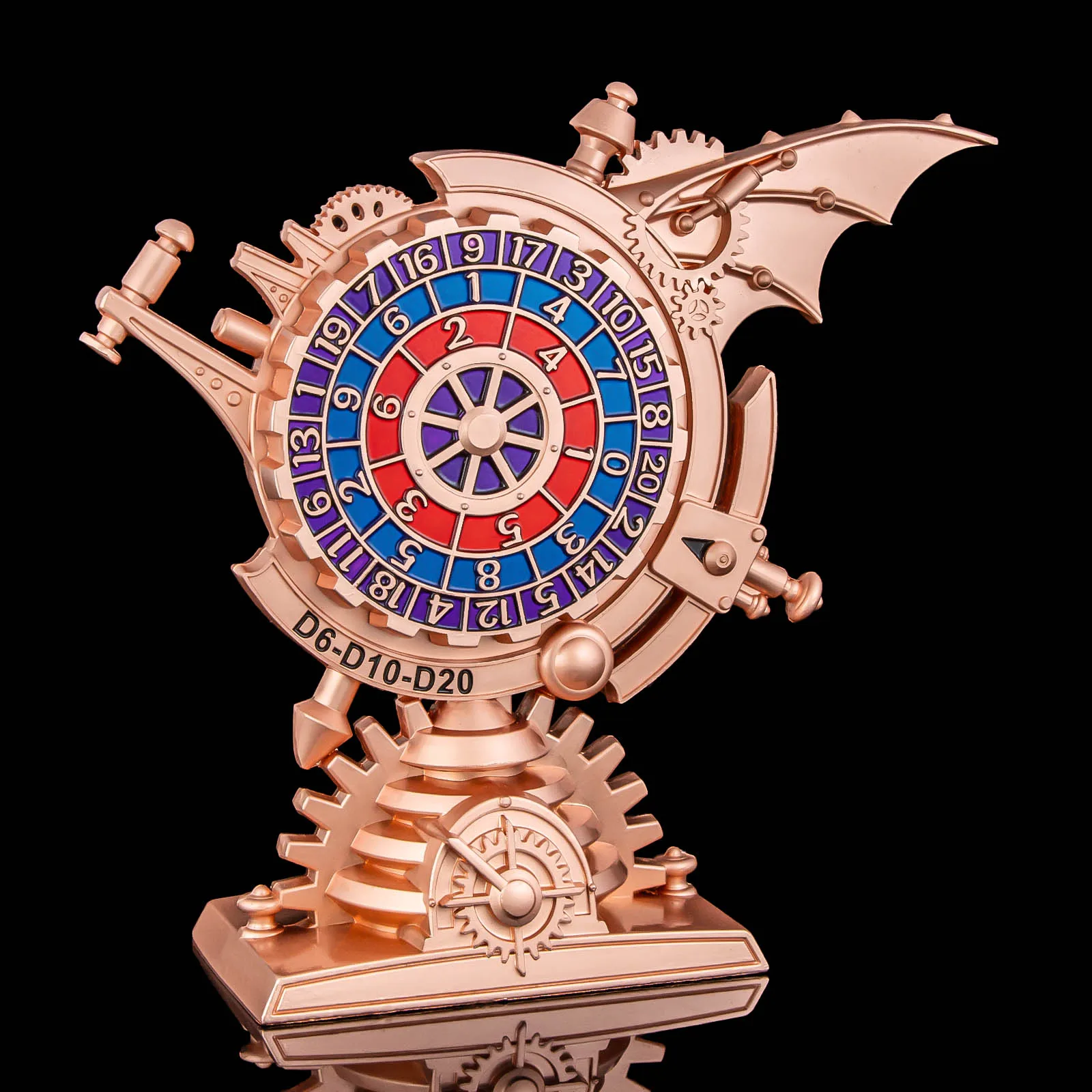 

Набор кубиков DND Spinner 7-в-1, металлический наблюдатель в стиле стимпанк для настольных игр, подарки для ролевых игр, в комплект входят D&D кубики, набор рождественских металлических кубиков