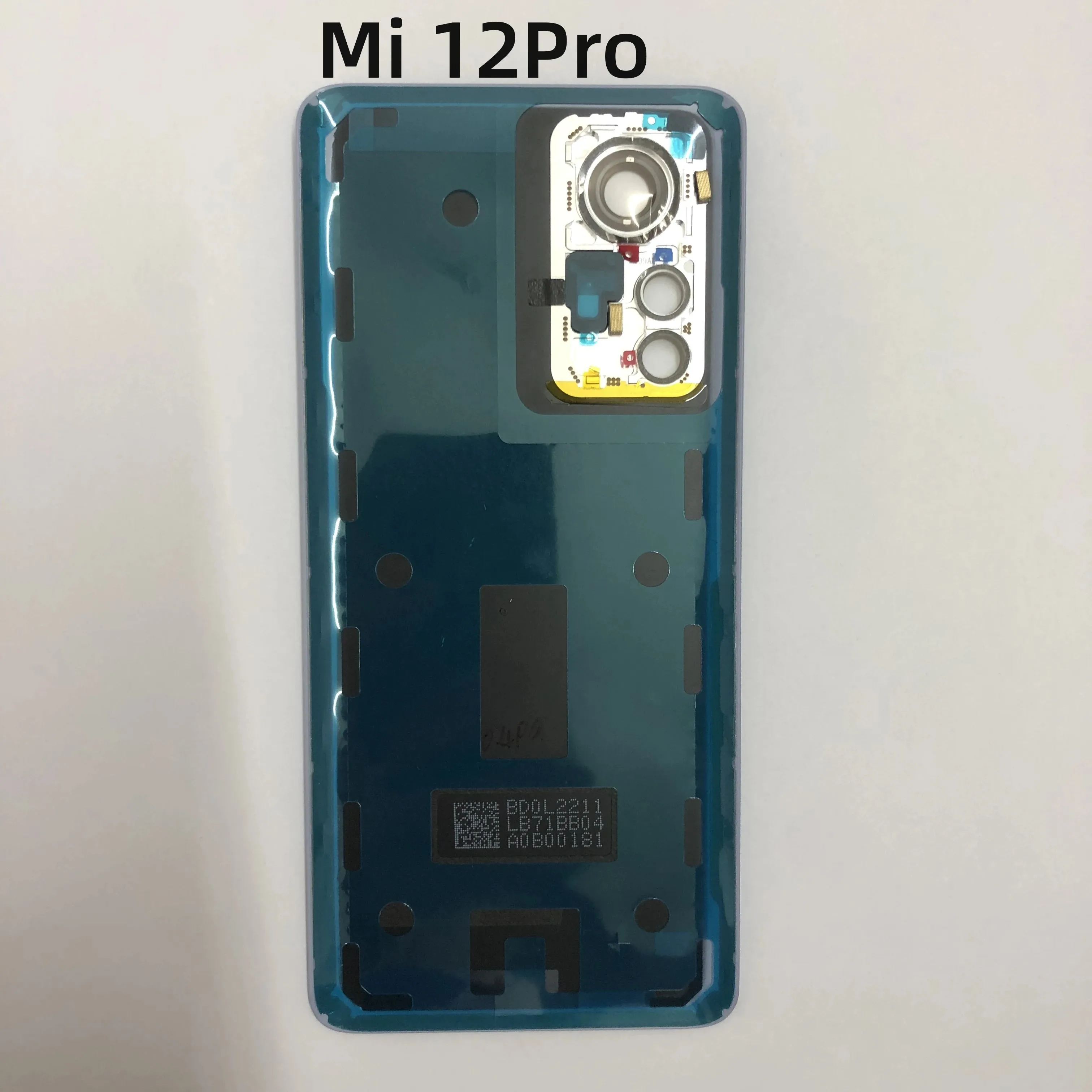 For Mi 12Pro Back Cover Lid Xiaomi 12Pro 5G 12 12X With Camera Glass Lens Rear Battery Glass Door Housing Case Smartphone Parts