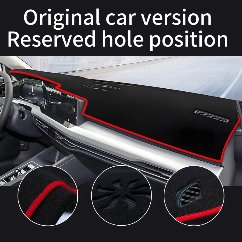 Auto Parts For Volkswagen VW Golf 8 2020~2023 2022 MK8 Car Dashboard Cover Mat Instrument Panel Carpets Non-Slip Pad Accessories view 3