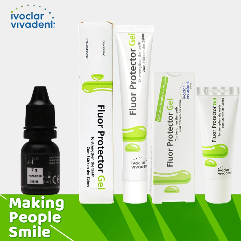 Ivoclar Vivadent Fluor Protector S Dental Clinic Fluoride Varnish Liquid Children Adult Oral Care Dentin Enamel Anti Caries Gel