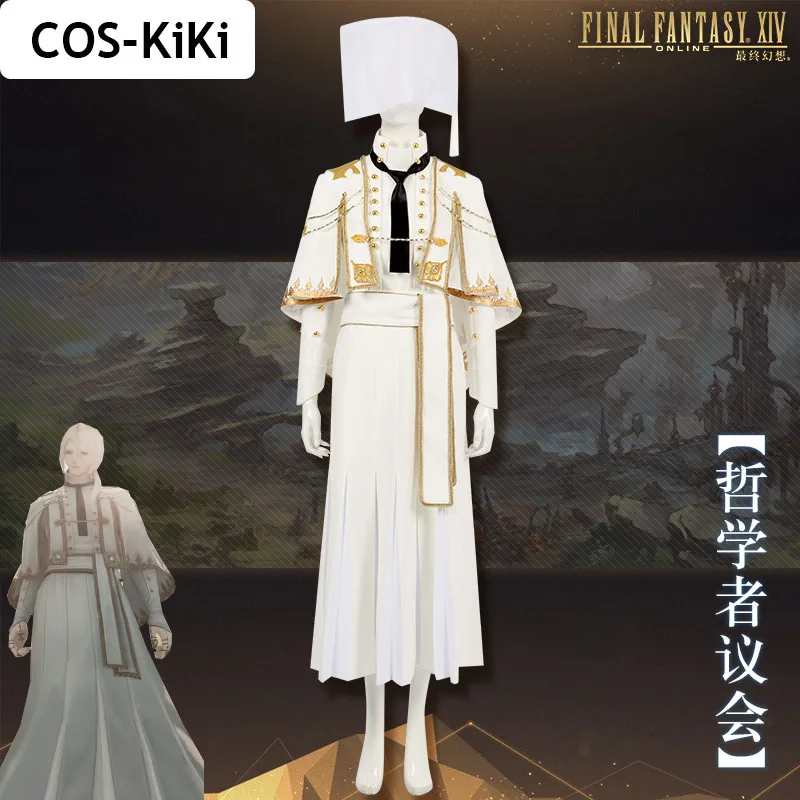 

COS-KiKi Game Final Fantasy 14 FF14 Fourchenault Leveilleur Шаллайский философ Совет Униформа Косплей Костюм Вечеринка Наряд