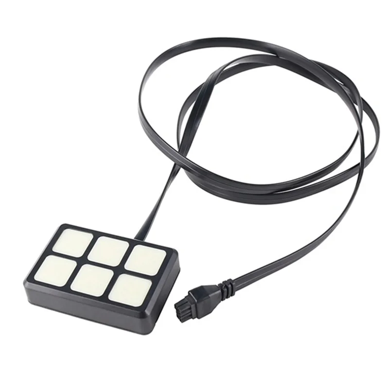 

A05U-Car 6 Gang Switch Panel Relay System Circuit Control Box For Jeep Wrangler Boat Auto Parts