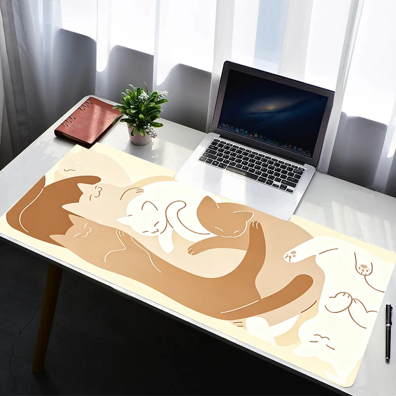 Mouse Pad Cute Cloud Cat Gamer Large XXL Keyboard Desk Mouse Mat Carpet Rubber Tapis Souris Gaming Notbook new Mousepad