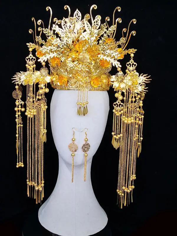 couronne-de-mariee-artisanale-en-or-style-traditionnel-chinois-fengguan-a-neuf-queues-en-alliage-electroplaque-avec-decorations-de-pierres-artificielles