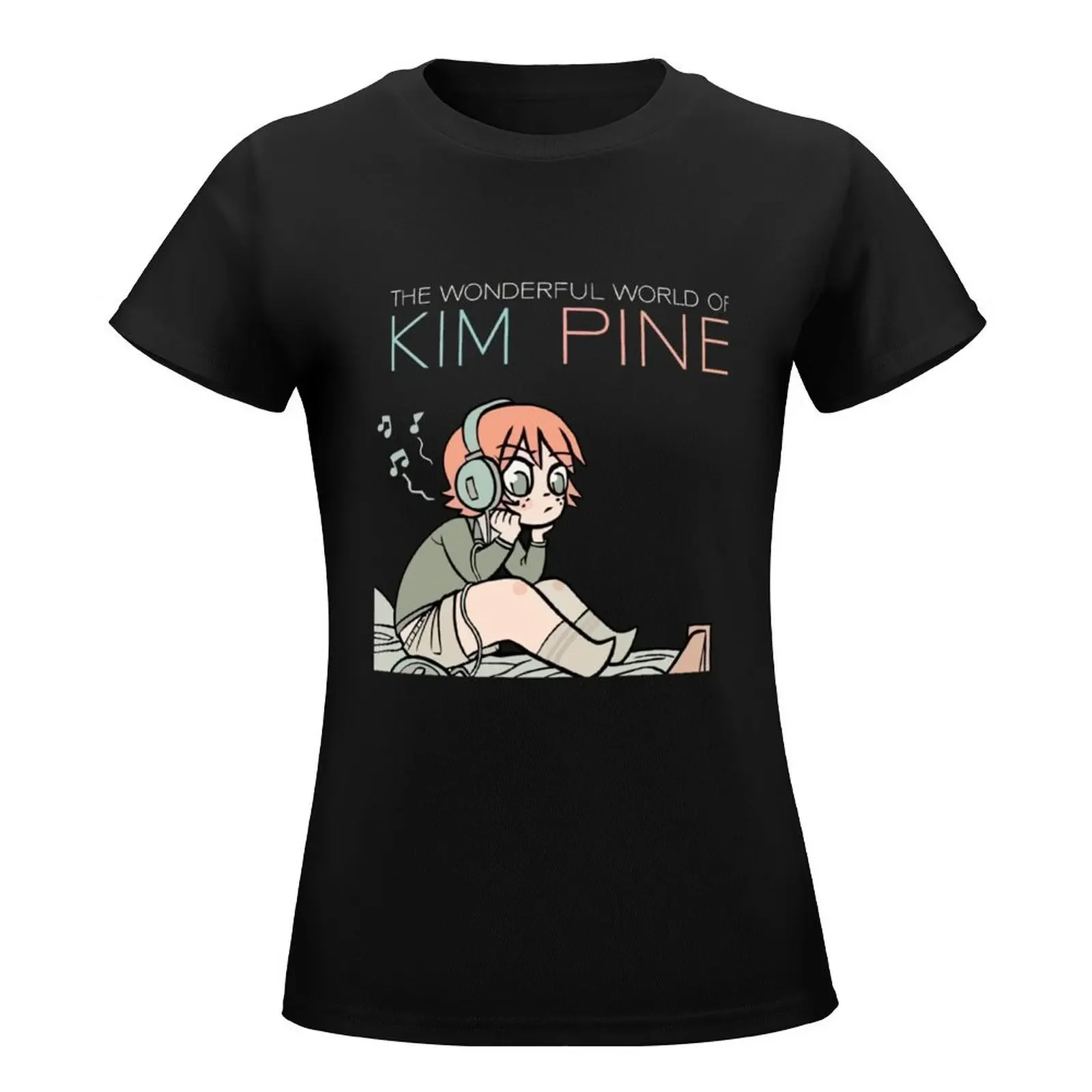 The Wonderful World of Kim Pine T-Shirt tops animal print shirt for girls tops for Women