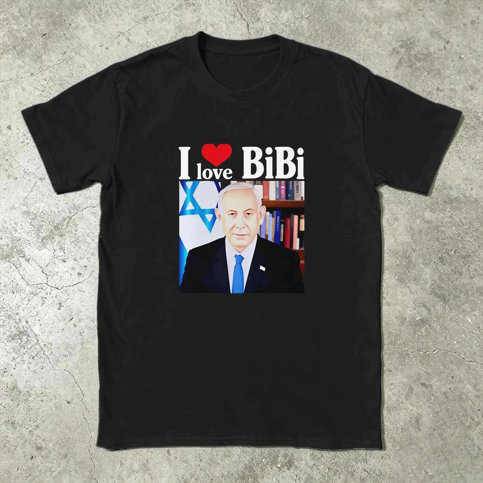 Benjamin Netanyahu T Shirt Summer  Popular T-Shirts Adult 100 Cotton Crewneck 4XL 5XL 6XL Clothes Short-Sleeve Vintage Tshirt
