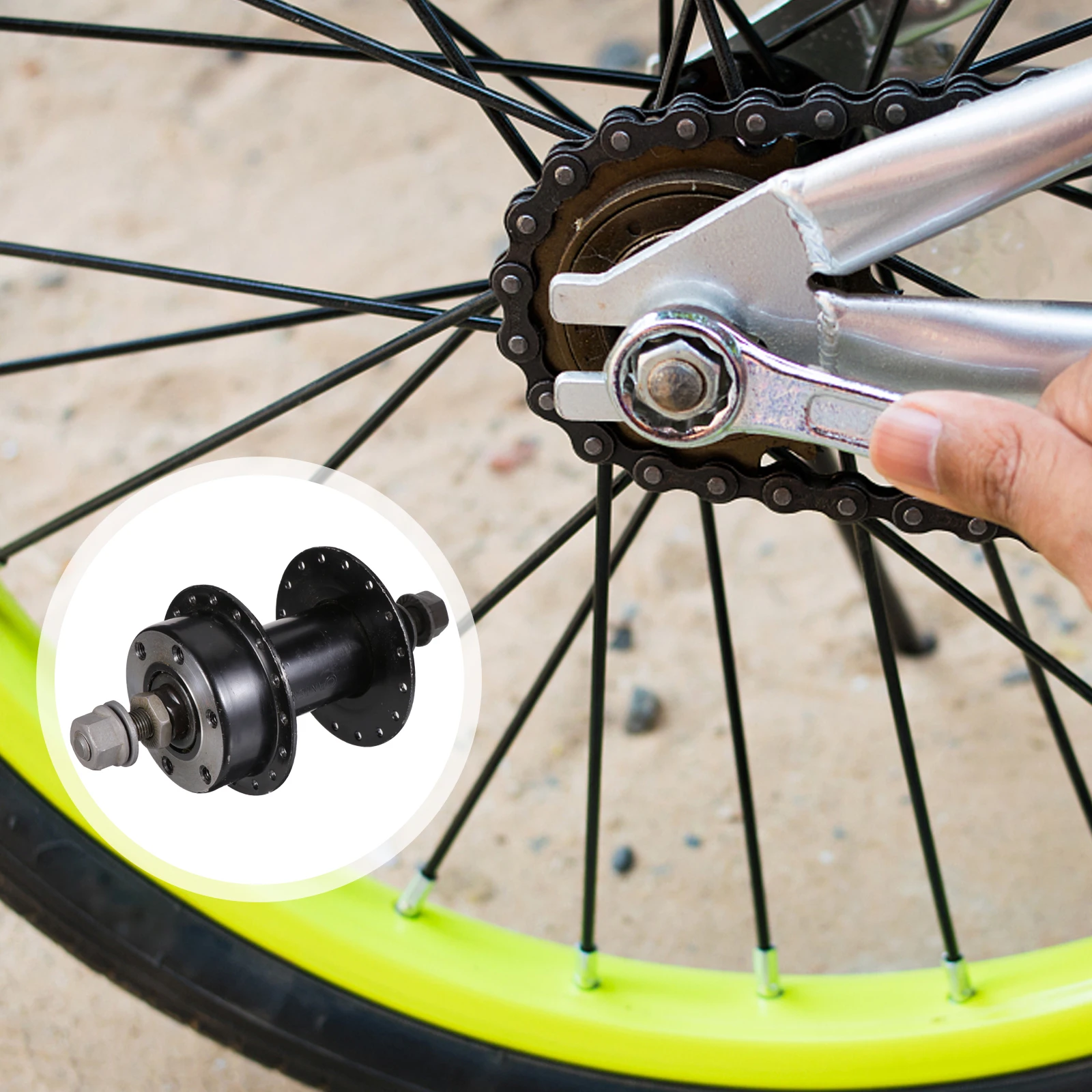 

Mountain Bike Hubs Wheel Bearing Spindle Black Solid Sealed Mini Light Portable Long Use Repair Sturdy Strong Practical Disc