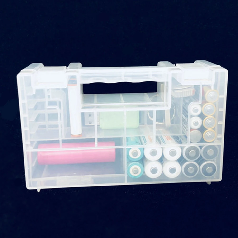 

Storage Box Transparent Organizer Container for All Sizes Anti-Shock Short Circuit Protection Water Resistant