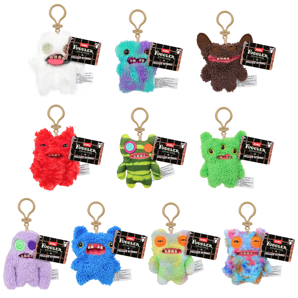 

New Fuggler Funny Ugly Monster Plush Pendant Rabbit Wide Eyed Ugly Monster Funny Toy Plushie Doll for Kids Gifts Cute Plush