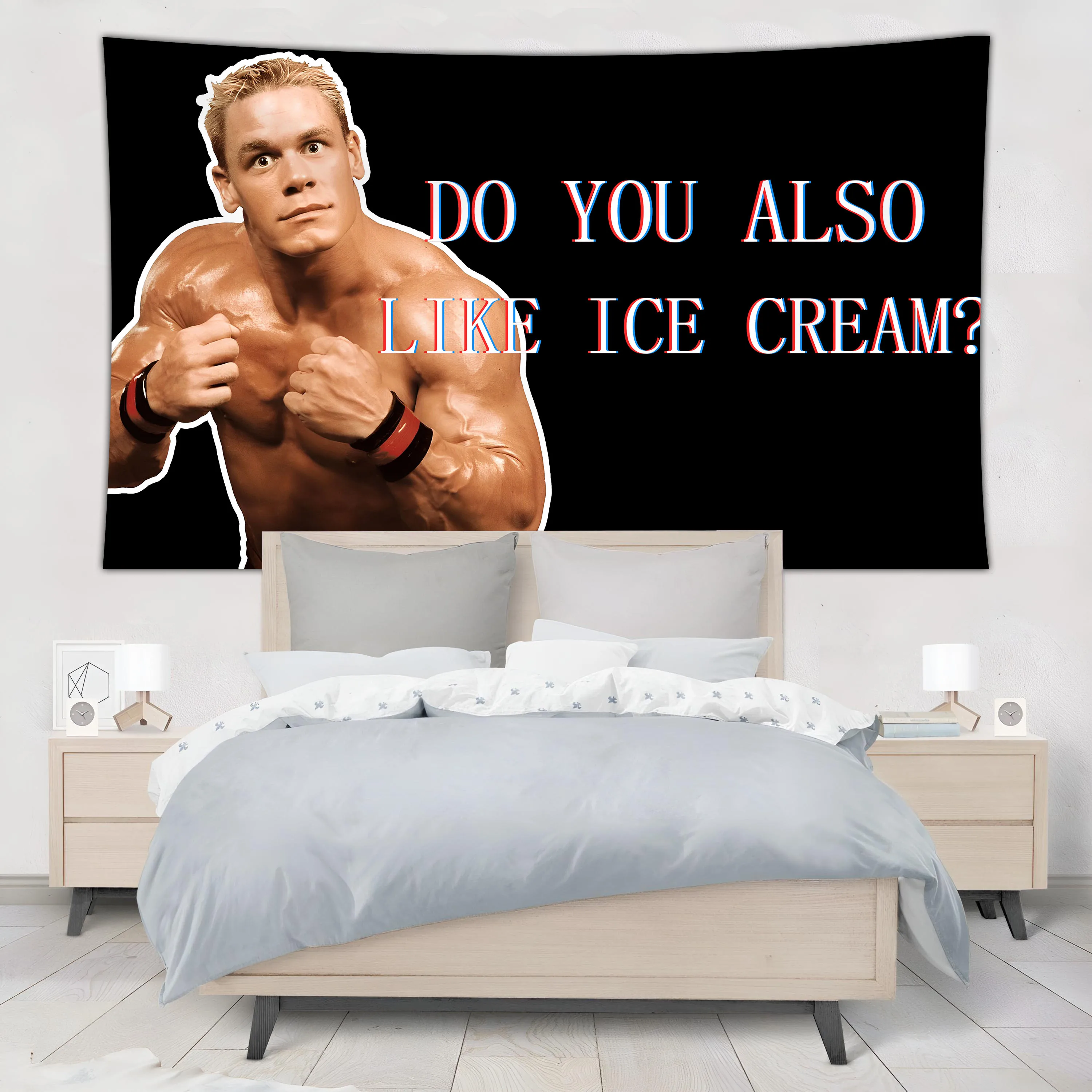 

American Wrestling Star John Cenas International Tapestry, University Room, Dormitory Party, Decorating Sofa Wall