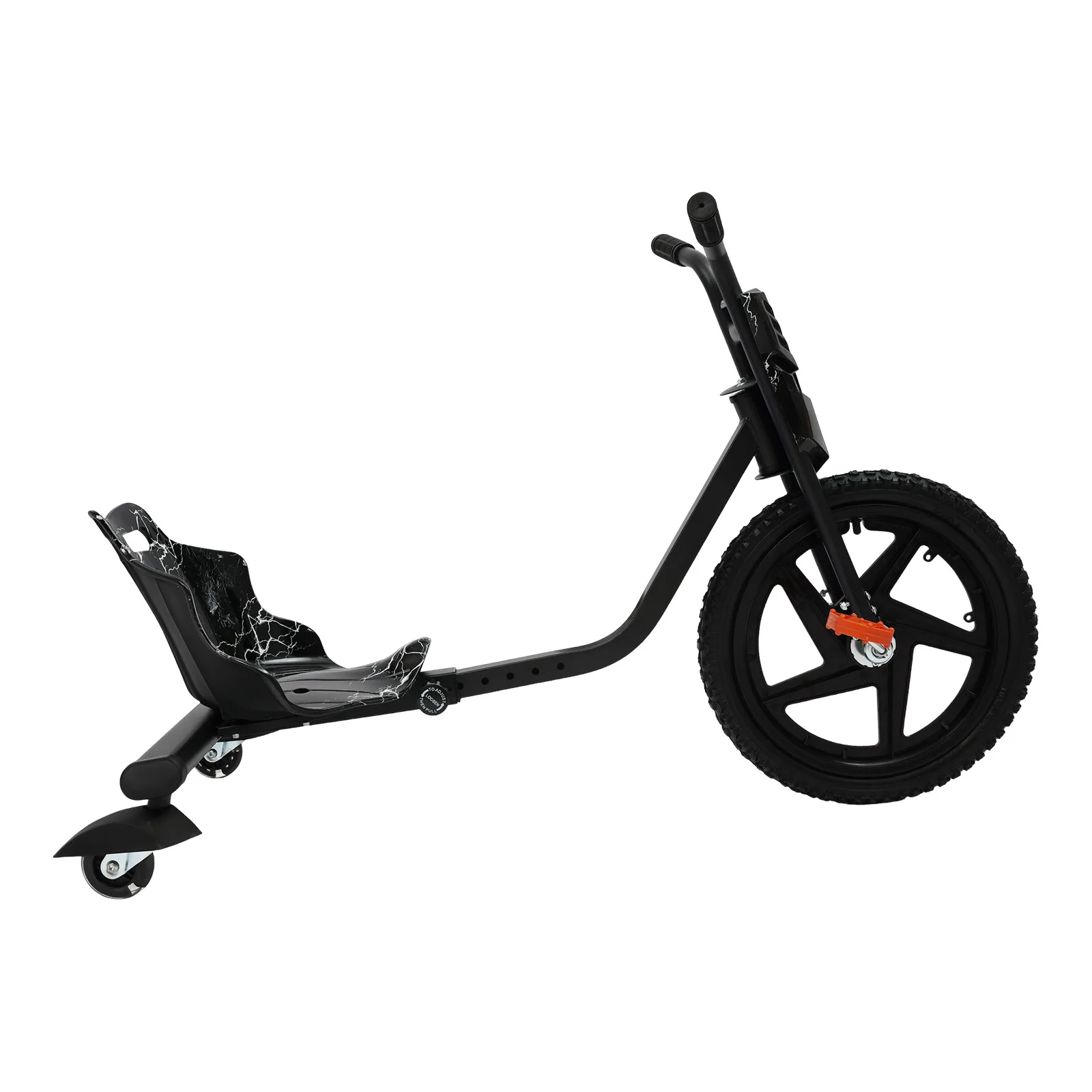 Kinder-Dreirad, Pedal-Dreirad, nicht angetrieben, Drift-Kart, Balance-Auto, Drifting Scooter Drifter für 6 Jahre – Detail 2