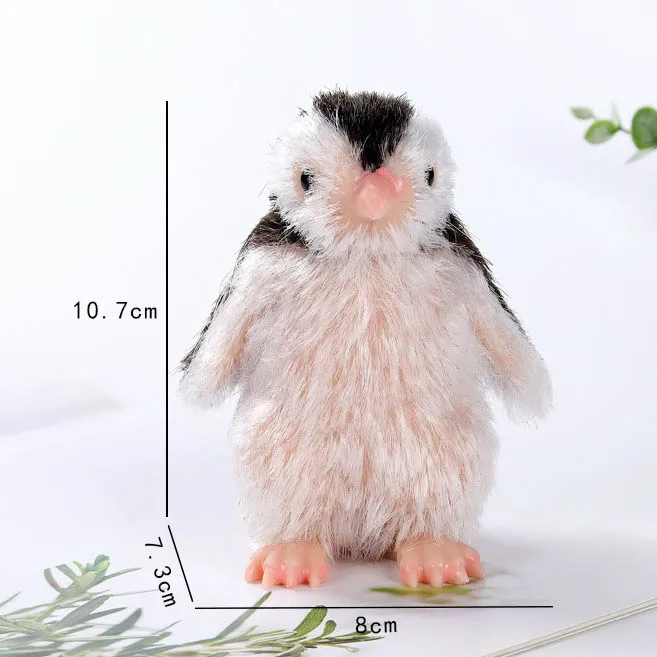 Mini Silicone Simulated Penguin Baby Dolls Toy Soft Lifelike Cute Reborn Penguin Newborn Animal Doll Birthday Collectible Gifts