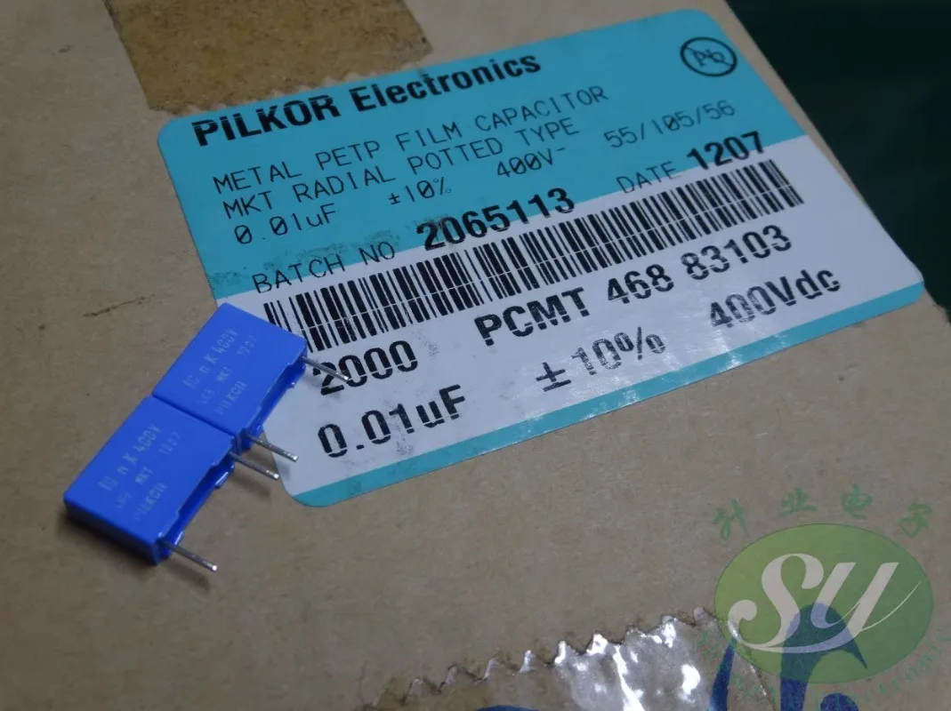 10pcs PILKOR MKT468 0.01uf/400v 10 nf103新品フィルムコンデンサ10MMです