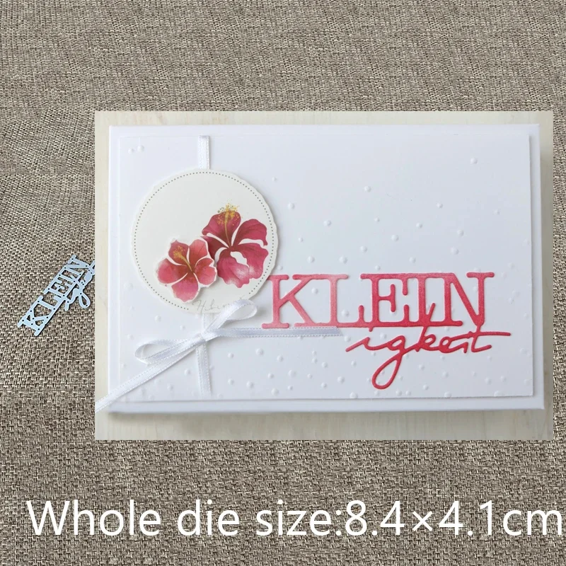 

Новые дизайнерские металлические вырубные штампы для скрапбукинга: немецкие буквы-миниатюры для альбомов, открыток и тиснения