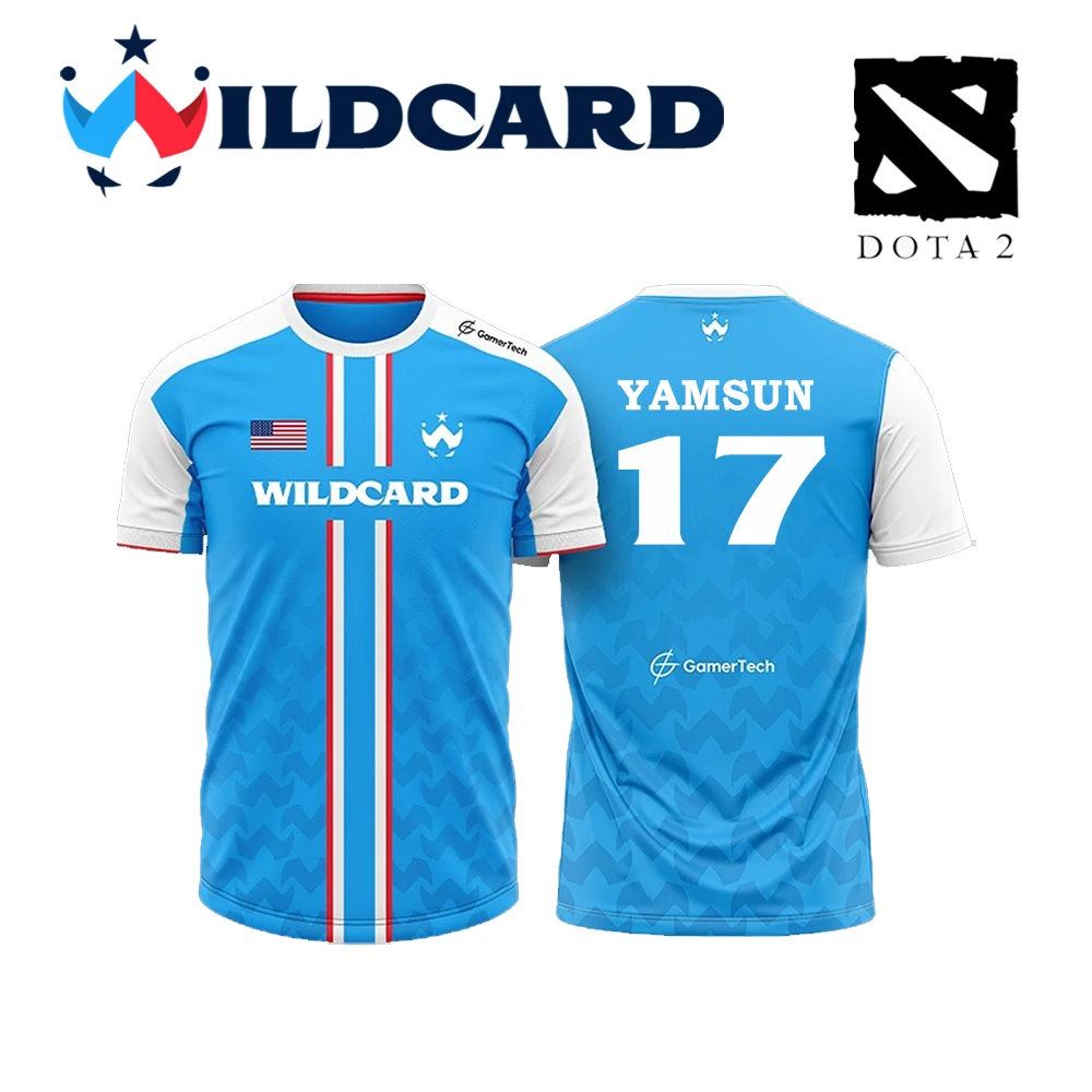 

Dota2 Esports Club Wildcard 2025 Jerseys Professional League Player Custom Uniforms Men's And Women's Sports T-shirts Large Tops