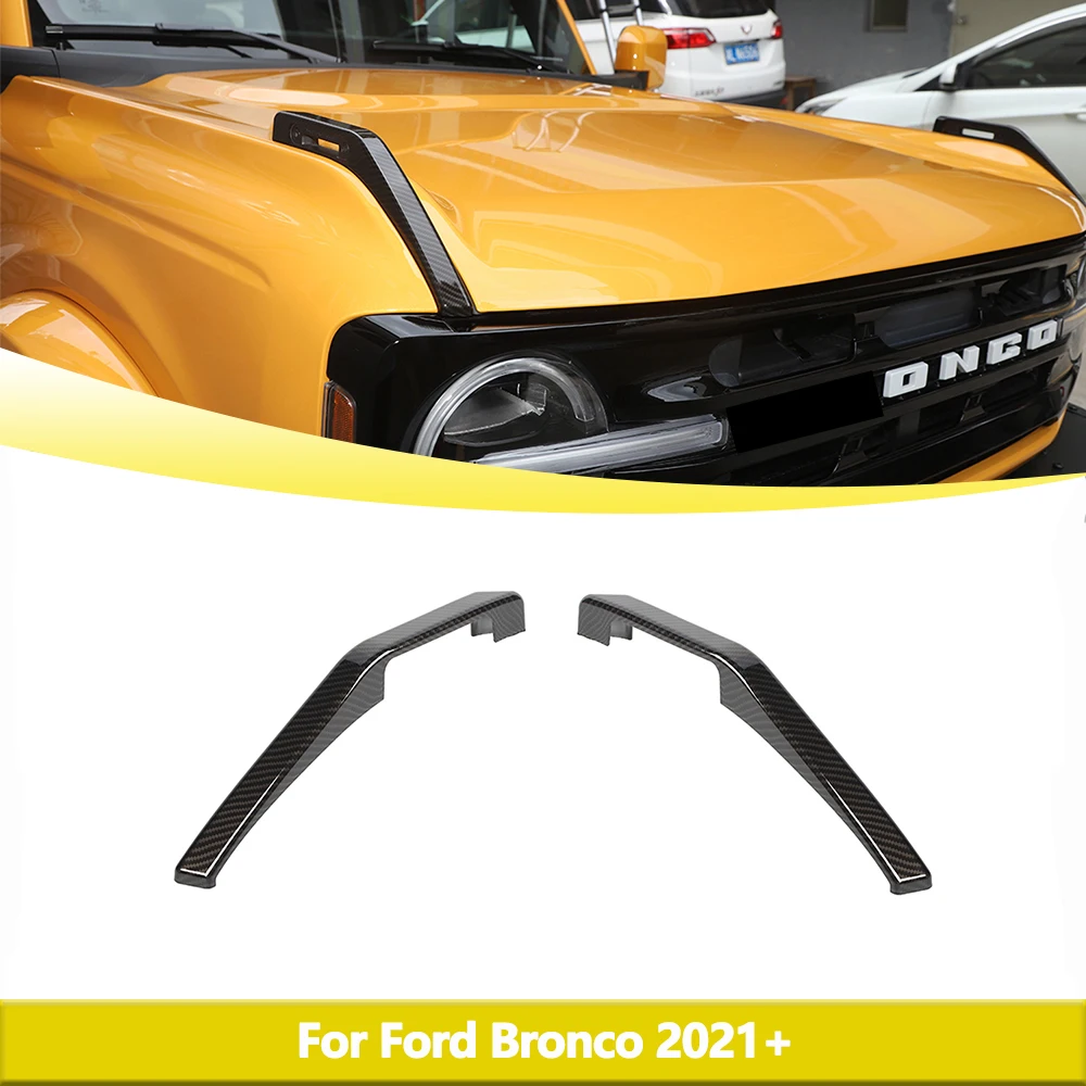 

Car Engine Hood Expansion Rack Decoration Cover Trim for Ford Bronco 2021 2022 2023 Exterior Accessories Mouldings Car Styling