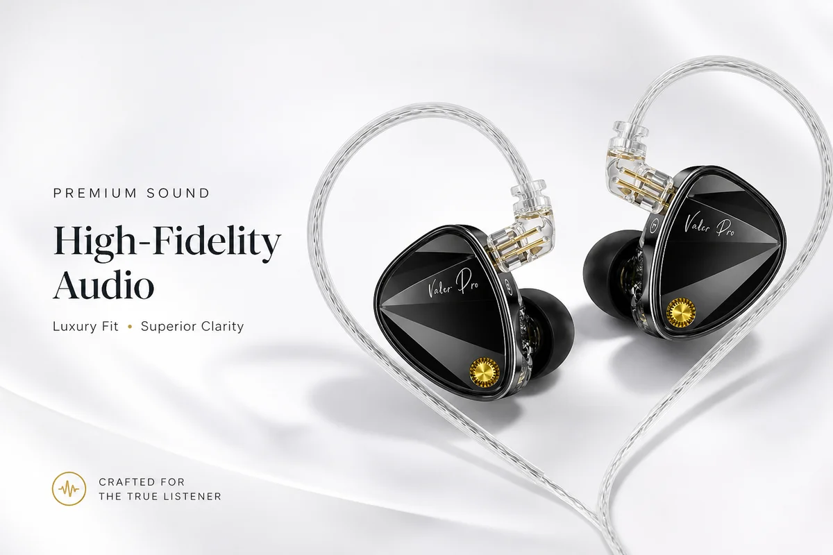 KZ Vader Pro Hifi Bass In Ear Earphones 6-Driver Dynamic Iem , Two Expetty Tuned Sound Profies Music Headsets