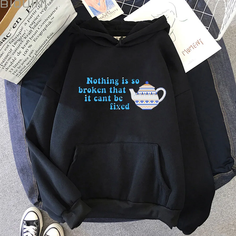 Mi vida con The Walter Boys No es rotos que no pueda arreglar hombres sudaderas con capucha Harajuku estético Casual sudadera otoño