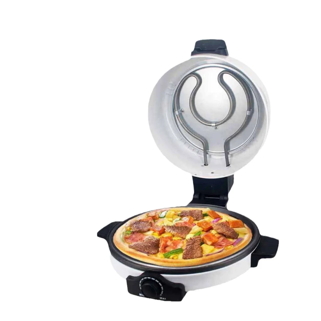 

Bread machine Household pizza machine Non-stick baking pan Double-sided heating 30cm 40cm diameter Large capacity Pizza Make