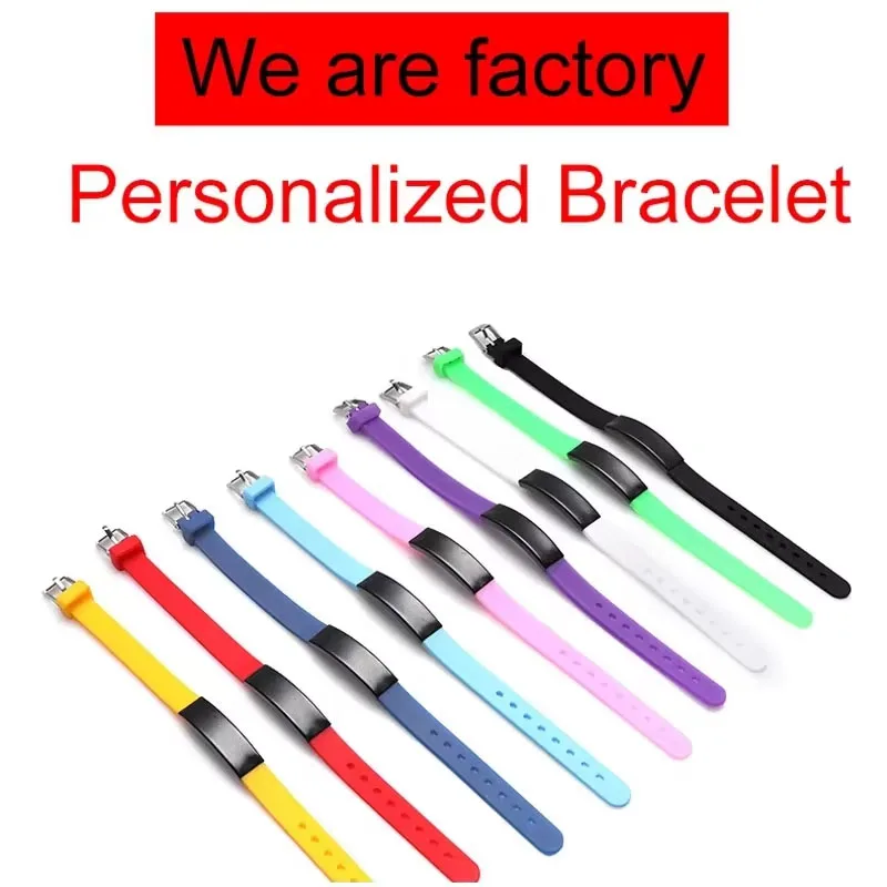 Custom Stainless Steel ID Bracelets, Emergency Name Bands