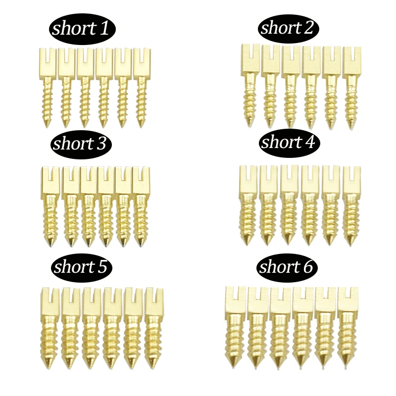 Dental Stainless Steel Screw Post Gold Plated Screw Post 120Pcs Dental Materials for Dentist Tool Dentistry