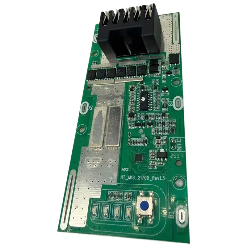 

ABKY-For M18 18V 21700 Li- Battery PCBA Charging Protection Circuit Board PCB 15 Cores For 21700 Lithium Battery