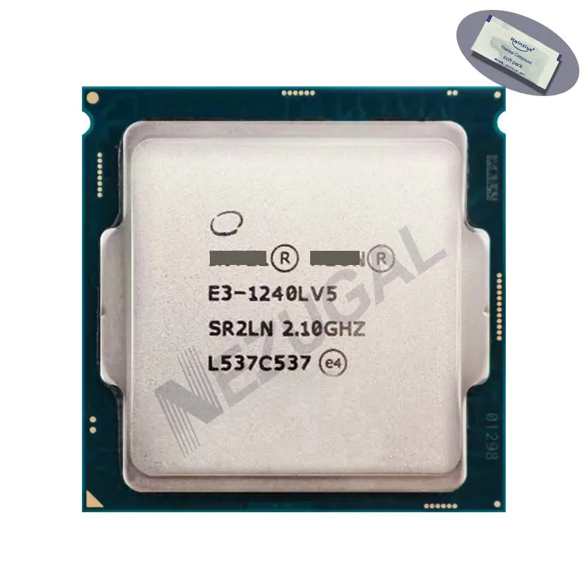 

E3-1240LV5 E3 1240LV5 SR2LN 2.1 Ghz Quad Core 8M 25W LGA1151 CPU processor