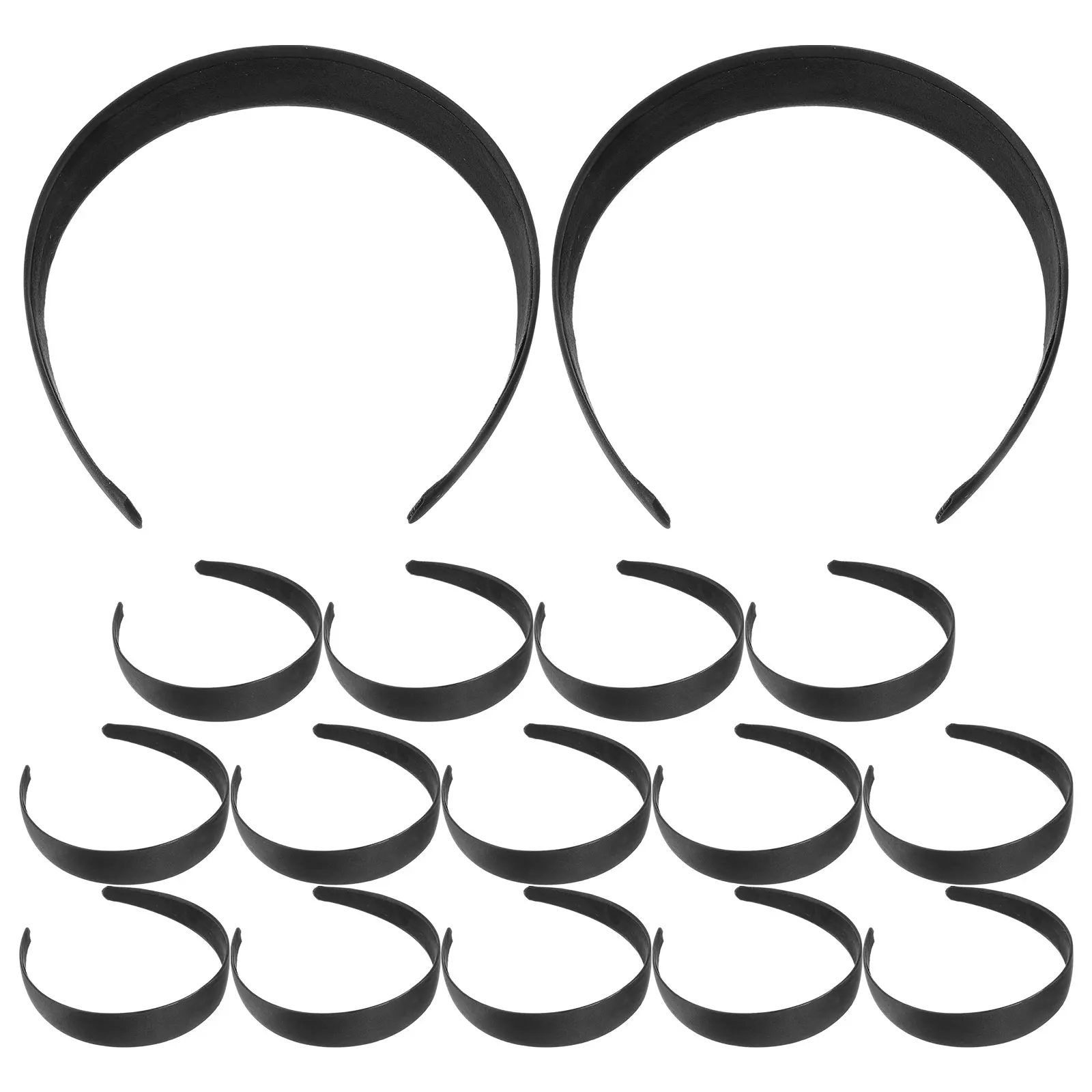 16 قطعة من أطواق الشعر البسيطة الأنيقة ذات الحواف الواسعة للنساء، أطواق شعر بسيطة أنيقة ومريحة للارتداء اليومي