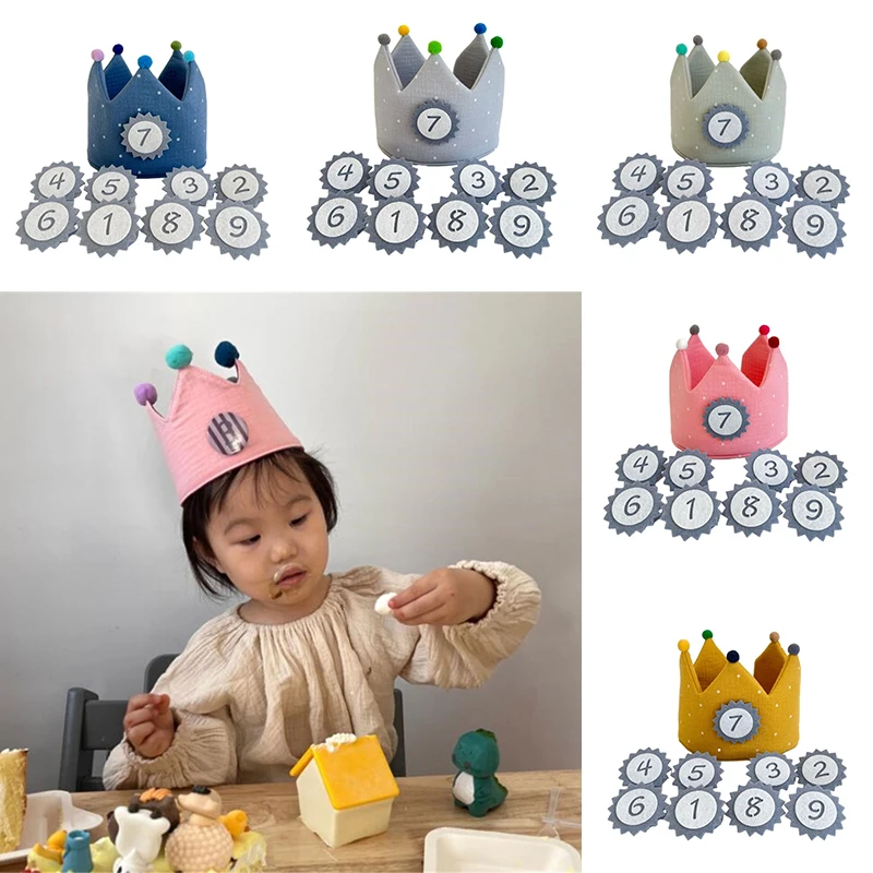 

Children Photography Props Set with Number Kids Birthday Party Photo Props Accessories Baby Nursery Room Decor